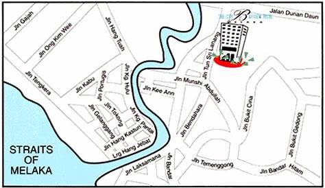 Malaysia Maps Library: Map of City Bayview Hotel, Melaka