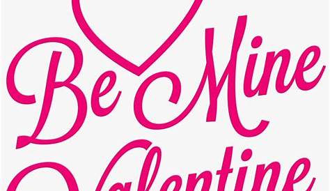 Be Mine Valentines Day Decorations Transparent Background Heart Clip Art Png