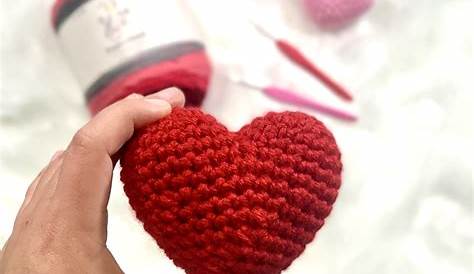 Be My Valentine Heart Crochet ’s Day Pouch