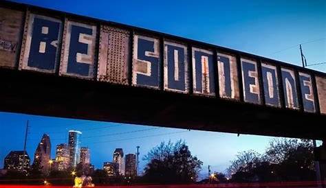 Houston's 'Be Someone' graffiti bridge has a new message in response to