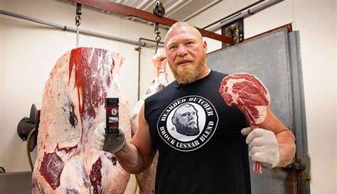 Watch: WWE's Brock Lesnar Appears Out of Character in Bearded Butchers