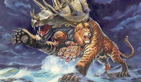 Beast Out Of Sea Seven Heads Ten Crowns Revelation 13