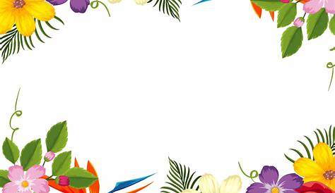 Premium Vector | Beautiful floral border design