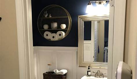 Beautiful Half Bathroom Ideas - #halfbathroom | Half bathroom decor