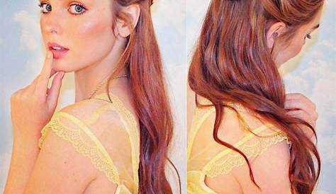 Beauty And The Beast Belle Hairstyle Tutorial Princess Princess Hair