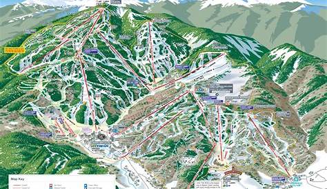 Beaver Creek Mountain Map Map Of The World