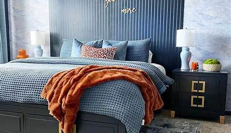 14+ Top Amazing Navy Master Bedroom Decor Ideas Master bedrooms decor