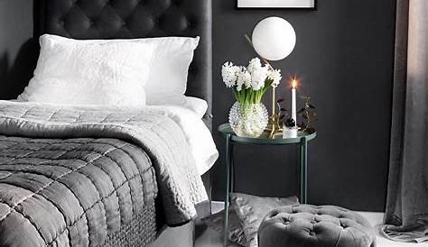 Bedroom Decor With Black Bed