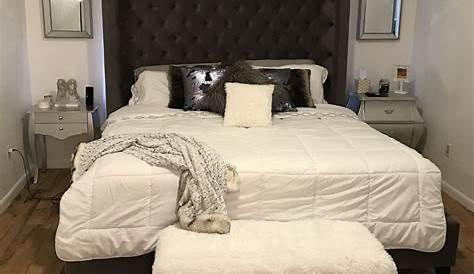 Bedroom Decor With Black Headboard