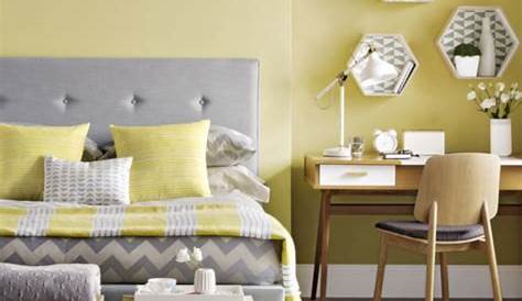 Bedroom Decor Yellow And Grey