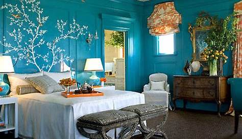 Bedroom Design Ideas In Tranquil Teal