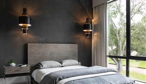 Bedroom Design Wall Black