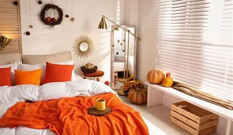 Bedroom Orange Decor
