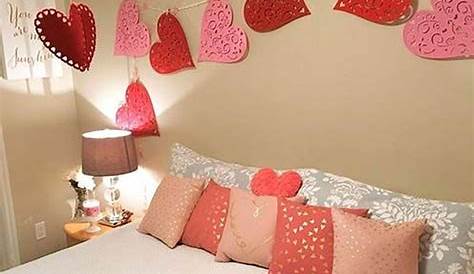 Bedroom Valentine Decoration Romantic Ideas For 's Day The