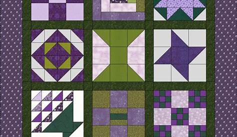 Block of the month quilt pattern block 12
