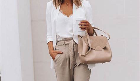 15 Beige And White Outfits To Wear From Summer To Fall | Be Daze Live