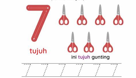 Menulis Angka 1 - LembarKerja.Com