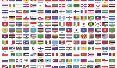 Bendera Dunia, Bendera, Bendera Dunia, Semua Bendera Negara PNG