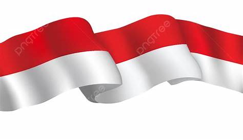 Bendera Indonesia Merah Putih Berkibar Vector, Bendera, Indonesia