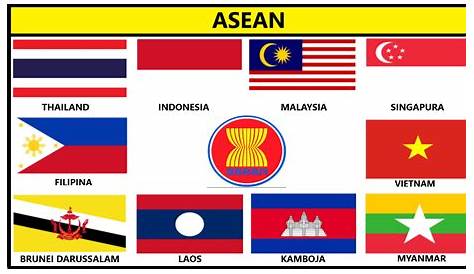 Gambar Lambang Dan Bendera Negara Asean - IMAGESEE