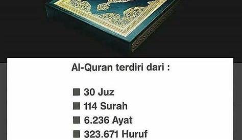 Ada Berapa Ayat Dalam Al Quran - Photos