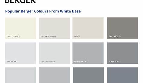 Berger Paints Color Chart Pdf | Shade card, Paint color chart, Paint shades