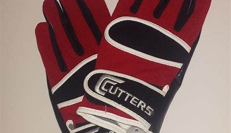 1 Pair Cutters Football Gloves Phantom Receiver Best Grip Gloves Sports