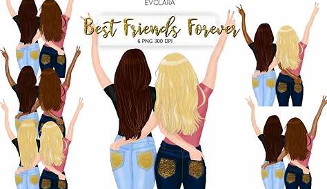 Best friends forever happy friendship day design Vector Image