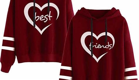 Friends Hoodies "Photography" – 2 Pack Matching BFF Hoodies
