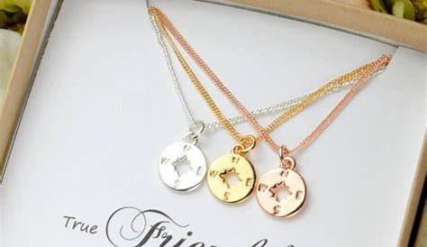 Such a sweet present for your BFF Personalised Friendship necklace from