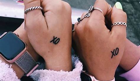 Matching tattoos, Small best friend tattoos, Friendship tattoos