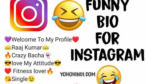 573 Funny Instagram Bio Ideas You Should Use (in 2023) - Status for