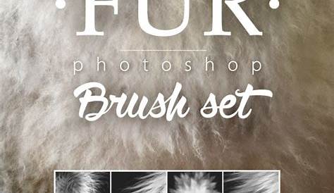 Custom Photoshop Brushes - Set 5 (Directional Fur Brushes)