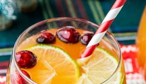 Simple Holiday Punch (Non-Alcoholic) | Punch recipes, Holiday punch