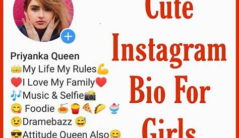 Best Instagram Bio For Girls With More Than Bios Cute Stylish | My XXX