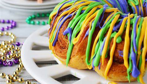 Easy King Cake Recipe For Mardi Gras - Cinnamon Roll King Cake