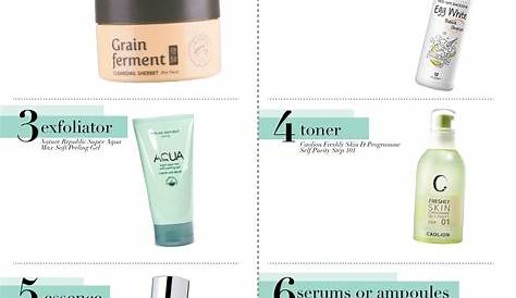 Best Korean Skin Care Routine For Combination Skin Products What Goes Where