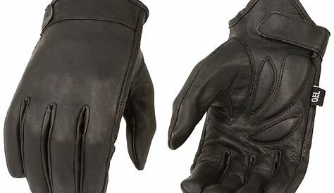 Bravo Black Leather Riding Gloves https://www.leathercollection.com/en