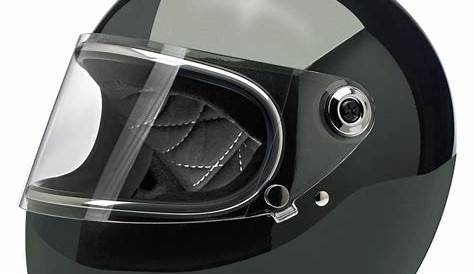 Cafe Racer Helmet w/ Retractable Visor | Cafe racer helmet, Helmet