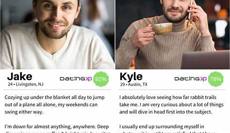 20 Irresistible Dating Profile Examples For Men (2023!) — DatingXP.co