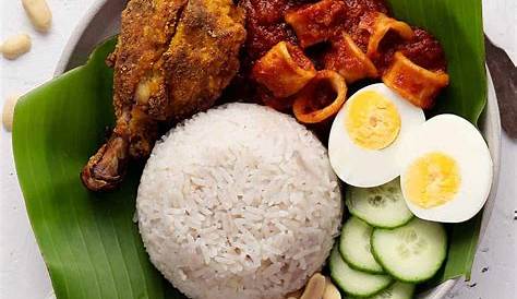 Nasi Lemak is Malaysia’s national dish. The name of the dish translates