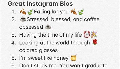 Best Instagram Bios People Will Love to Read | Instagram bio quotes