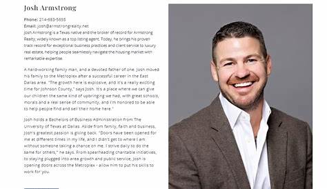 Realtor Biography Template