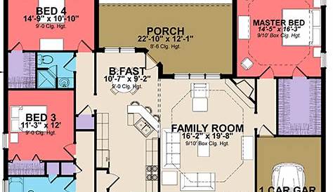 4 Bed + Split Level Home Design:266KR + Double Garage |Australian Dream
