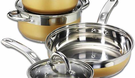 Best Stainless Steel Cookware Set Gold The 7 s