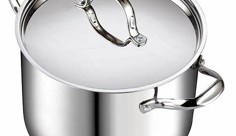 Best Stainless Steel Stock Pot 12 Qt Mainstays Quart With Lid