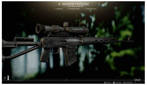 Dragunov SVD sniper rifle - AKI Mods Workshop