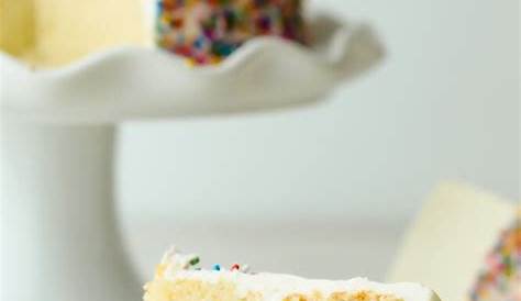 White Birthday Cake - That Skinny Chick Can Bake