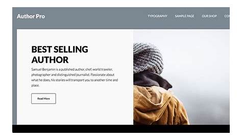 10 Best WordPress Themes for Writers and Authors in 2018 Web Layout