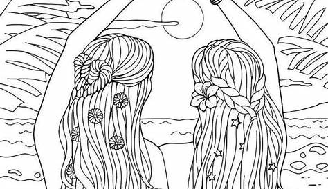 Pin By Yooper Girl On Color Hair Coloring Pages Bff | Ausmalbilder